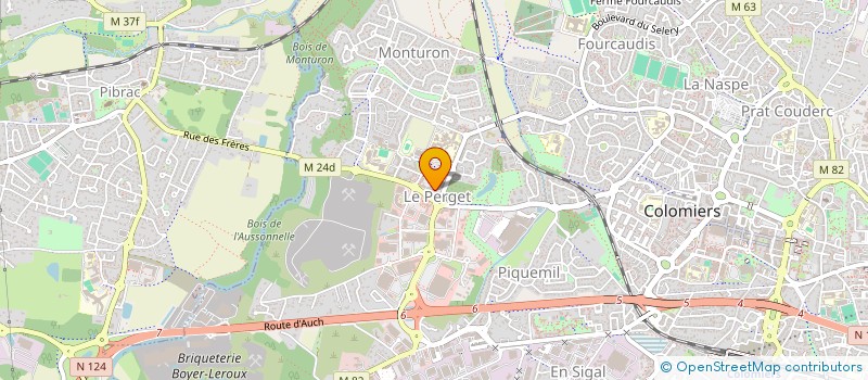 localisation de l'entreprise COMPETENCES PLUS à COLOMIERS
