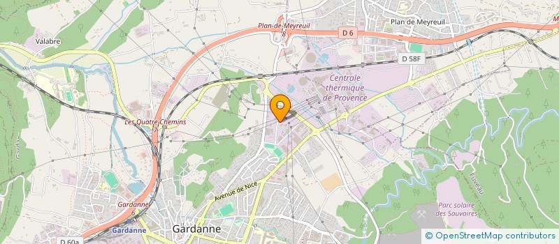 localisation de l'entreprise COMPETENCES REUNIES TECH INDUSTRIELLES à GARDANNE