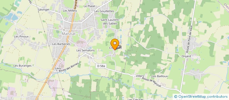 localisation de l'entreprise COMPETENCES&VOUS à MANZIAT
