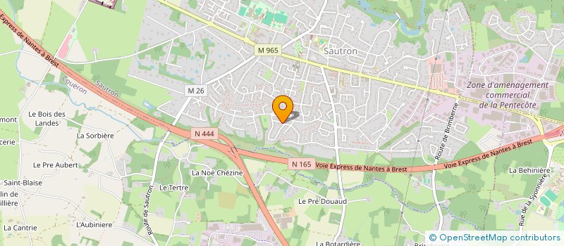 localisation de l'entreprise COMPETENCIA  LES HAUTS-D'ANJOU