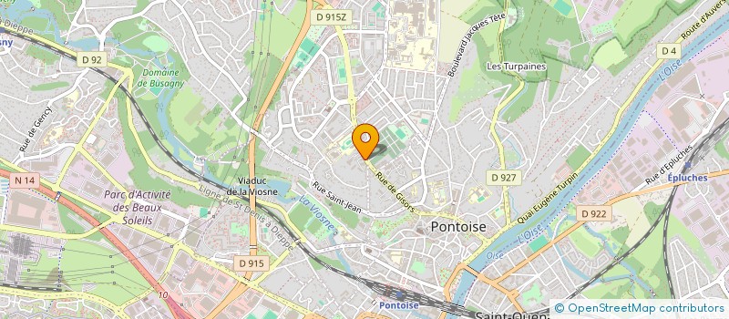 localisation de l'entreprise COMPETENSIA  PONTOISE