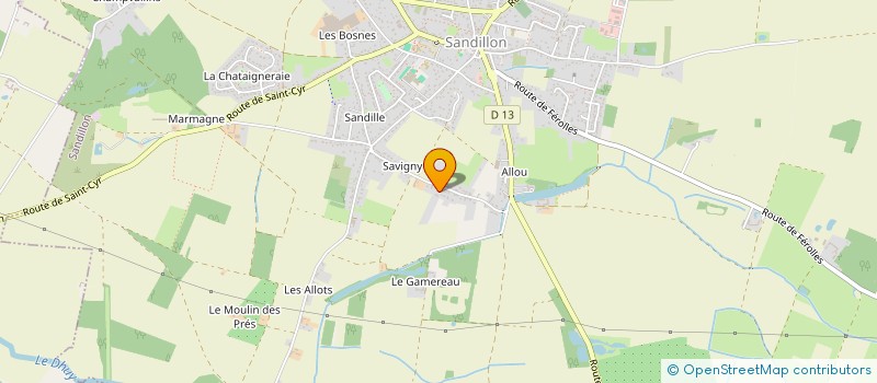 localisation de l'entreprise COMPETENTIAE à SANDILLON