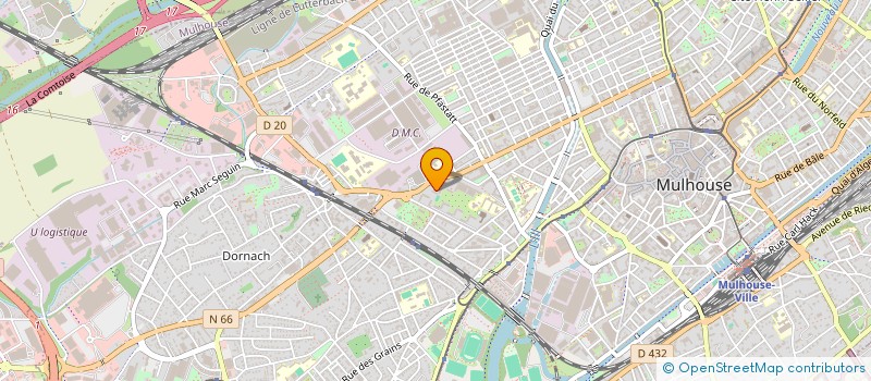 localisation de l'entreprise COMPETIS  MULHOUSE