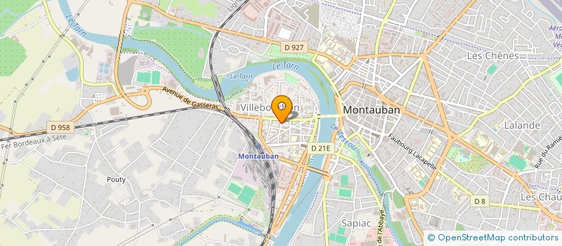 localisation de l'entreprise COMPEYRE  MONTAUBAN