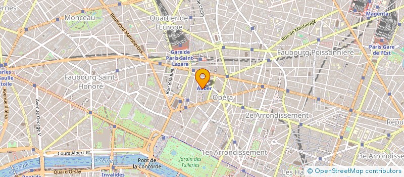 localisation de l'entreprise COMPHY à PARIS