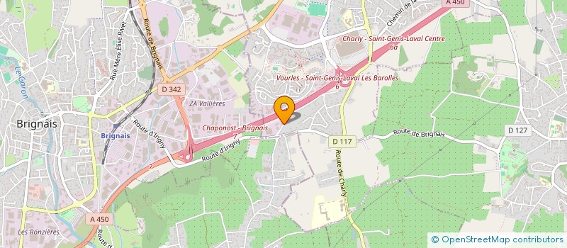 localisation de l'entreprise COMPIEGNE  SAINT-GENIS-LAVAL