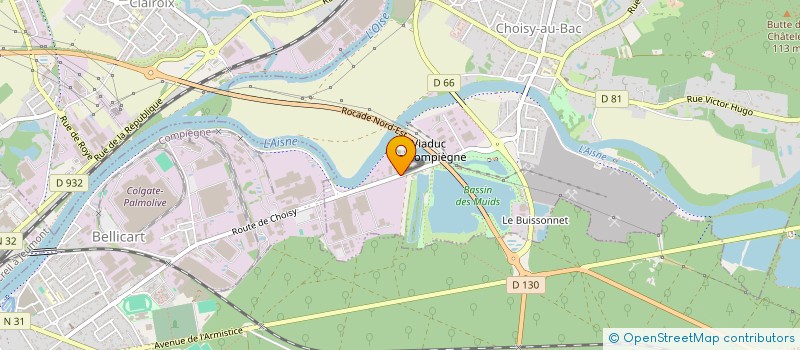 localisation de l'entreprise COMPIEGNE CARPE PASSION  CHOISY-AU-BAC