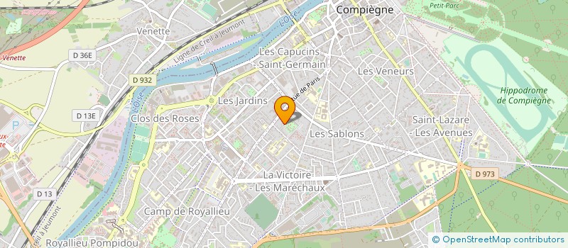 localisation de l'entreprise COMPIEGNE CERAM à COMPIEGNE