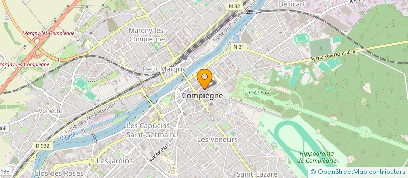 localisation de l'entreprise COMPIEGNE MUSIQUE à COMPIEGNE