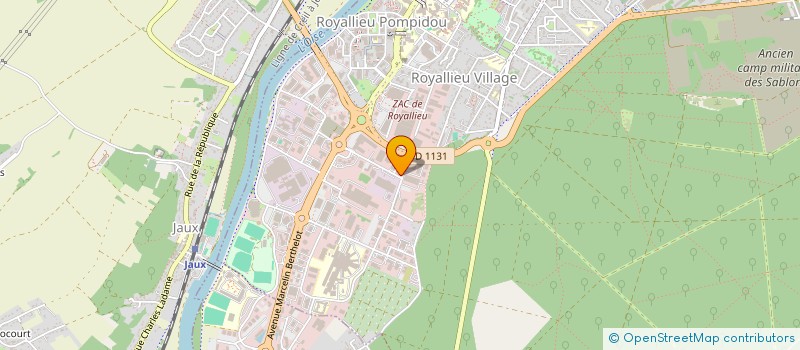 localisation de l'entreprise COMPIEGNE PROFESSIONNELS DISTRIBUTION à COMPIEGNE