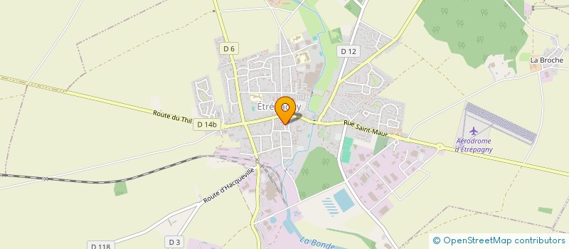 localisation de l'entreprise COMPIEGNE SARL à ETREPAGNY