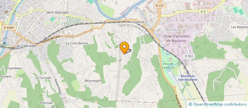 localisation de l'entreprise COMPIL FORMATION  BOULAZAC ISLE MANOIRE