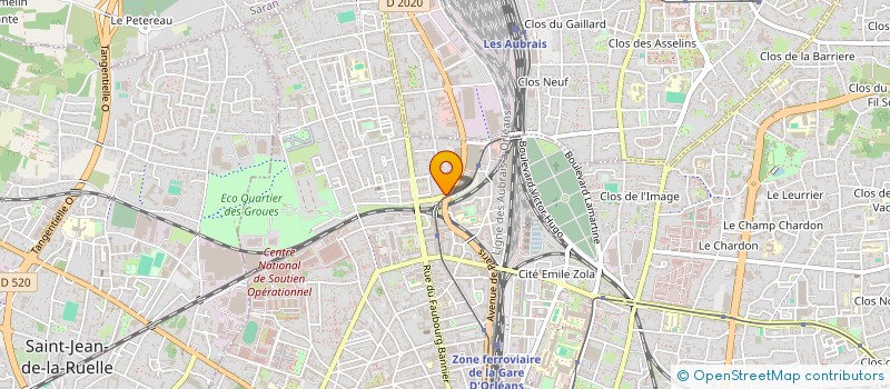 localisation de l'entreprise COMPIL'S à ORLEANS