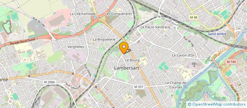 localisation de l'entreprise COMPILL à LAMBERSART