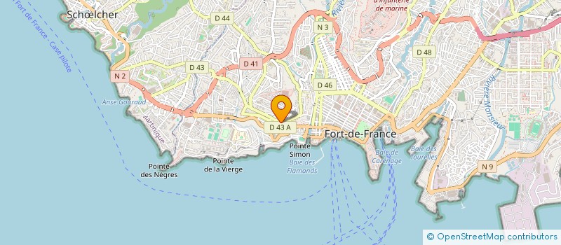 localisation de l'entreprise COMPLAY VISTA à FORT-DE-FRANCE