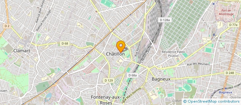 localisation de l'entreprise COMPLAYA CONSULTING  CHATILLON