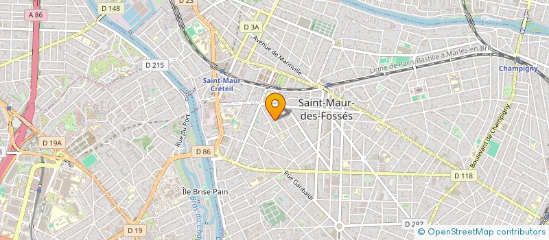 localisation de l'entreprise COMPLEA SOINS INFIRMIERS à SAINT-MAUR-DES-FOSSES