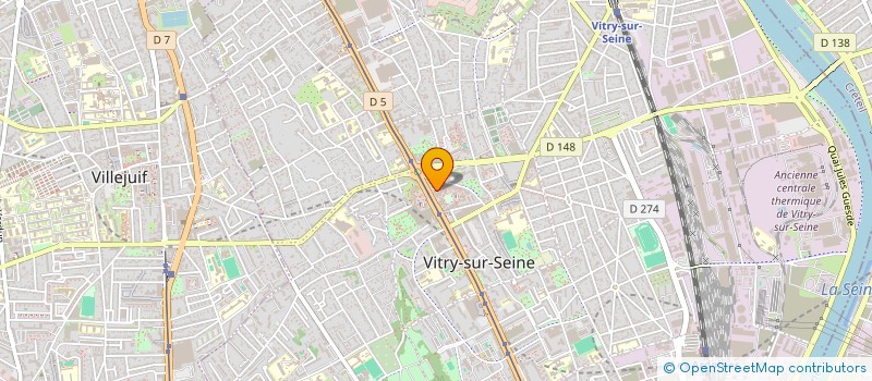 localisation de l'entreprise COMPLEAZE à VITRY-SUR-SEINE