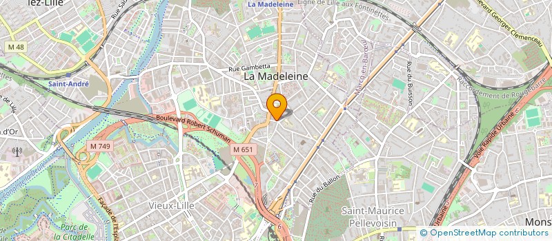 localisation de l'entreprise COMPLEMENT D'OBJET DIRECT à LILLE