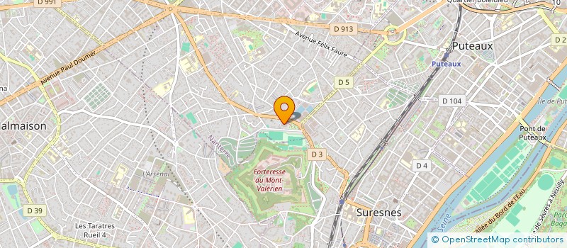 localisation de l'entreprise COMPLEMENT DE PENSION DE LA SOCIETE DES EAUX DE VERSAILLES ET DE SAINT CLOUD à NANTERRE