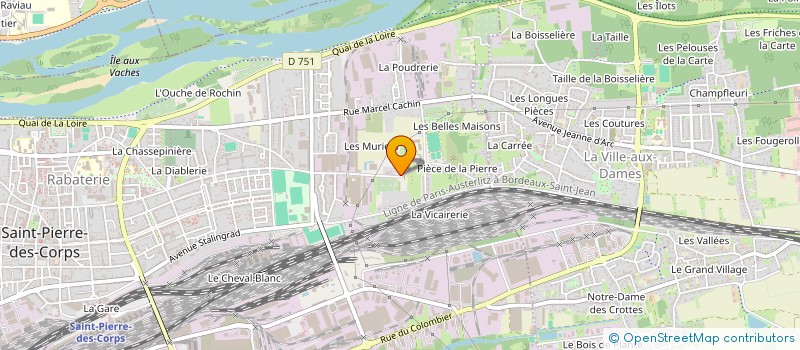 localisation de l'entreprise COMPLEMENT DIRECT à SAINT-PIERRE-DES-CORPS