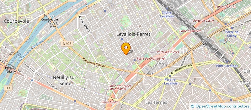 localisation de l'entreprise COMPLEMENT DIRECT ET ASSOCIES à LEVALLOIS-PERRET