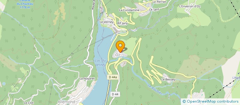 localisation de l'entreprise COMPLEMENTERRE 38  OZ