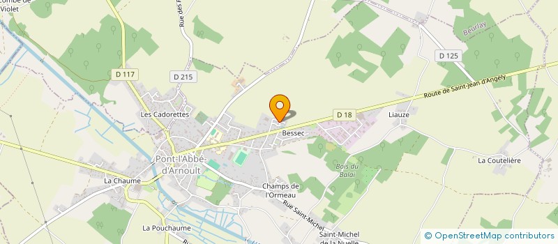 localisation de l'entreprise COMPLEMENTS DE SAINTONGE à PONT L'ABBE D'ARNOULT