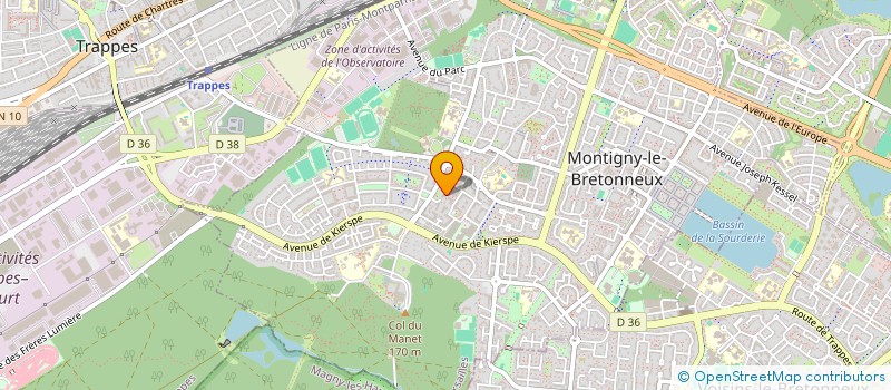 localisation de l'entreprise COMPLEO IMMOBILIER  MONTIGNY-LE-BRETONNEUX