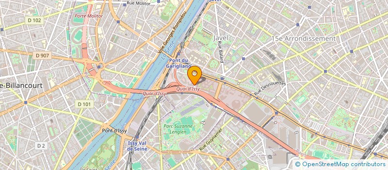 localisation de l'entreprise COMPLETEL SAS à PARIS 15