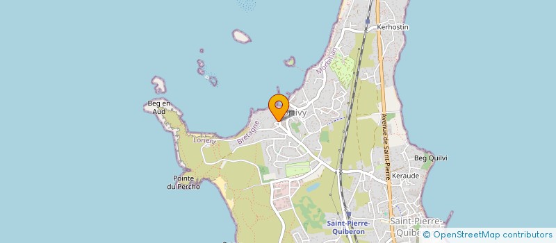 localisation de l'entreprise COMPLETEMENT A L'OUEST  SAINT-PIERRE-QUIBERON