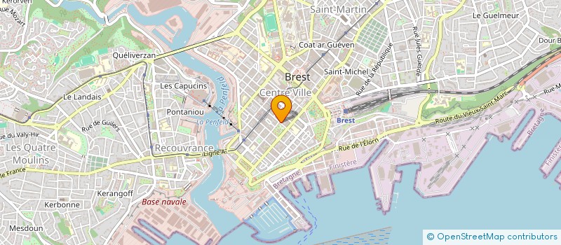 localisation de l'entreprise COMPLETEMENT LIVRES à BREST