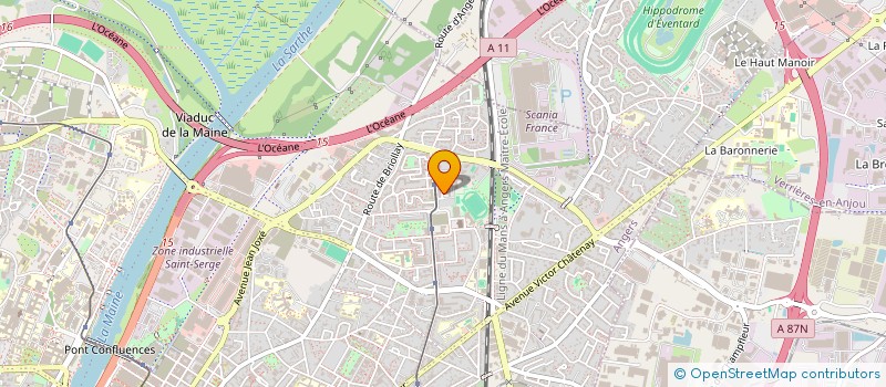 localisation de l'entreprise COMPLETEMENT SECOUES à ANGERS