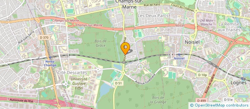 localisation de l'entreprise COMPLETEMENT ZIC  CHAMPS-SUR-MARNE