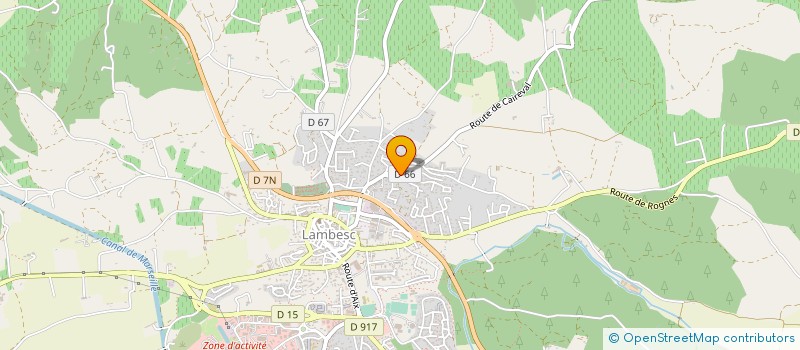 localisation de l'entreprise COMPLETIUM  LAMBESC