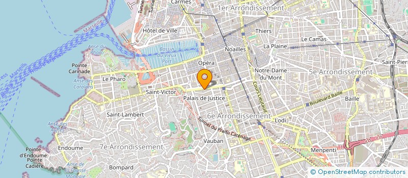 localisation de l'entreprise COMPLEVAL EXPERTISE  MARSEILLE