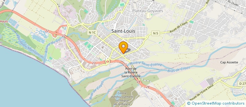 localisation de l'entreprise COMPLEX GAME à SAINT-LOUIS