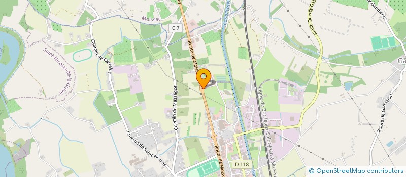 localisation de l'entreprise COMPLEXE AQUATIQUE DE CASTELSARRASIN  CASTELSARRASIN