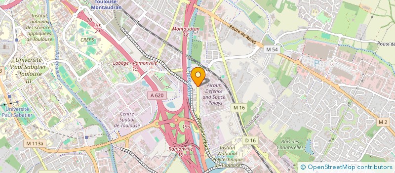 localisation de l'entreprise COMPLEXE DE L'ORANGERAIE à TOULOUSE