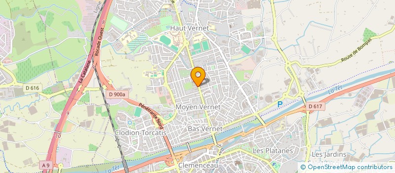 localisation de l'entreprise COMPLEXE FUTSAL JOFFRE PERPIGNAN  PERPIGNAN