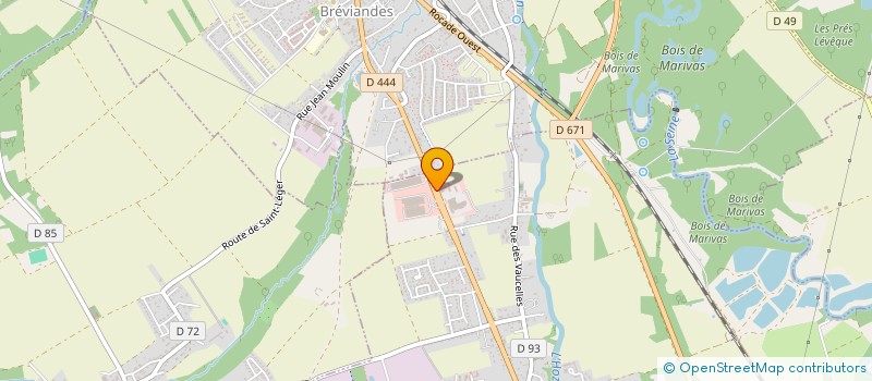 localisation de l'entreprise COMPLEXE HOTELIER DE TROYES  BUCHERES