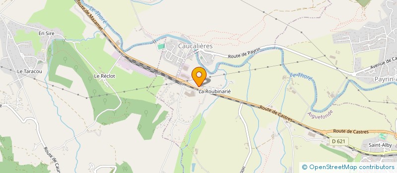 localisation de l'entreprise COMPLEXE LA STORIA  AIGUEFONDE