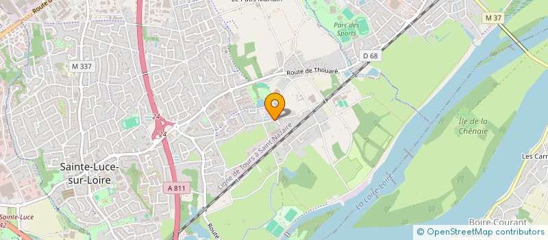 localisation de l'entreprise COMPLEXE SANTE DE LA MINAIS  SAINTE-LUCE-SUR-LOIRE