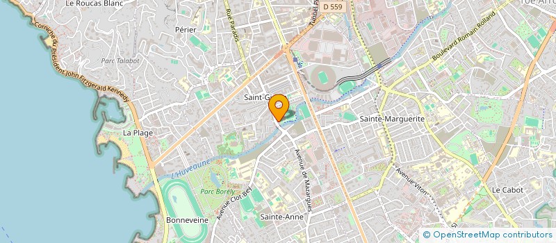 localisation de l'entreprise COMPLEXE SPORTIF GRAND SAINT GINIEZ à MARSEILLE