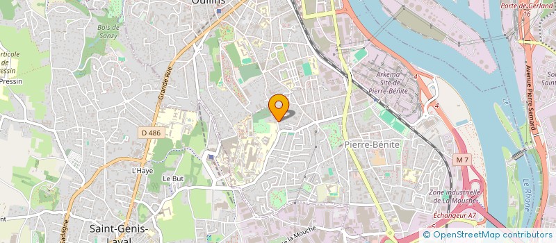 localisation de l'entreprise COMPLIANCE  OULLINS-PIERRE-BENITE