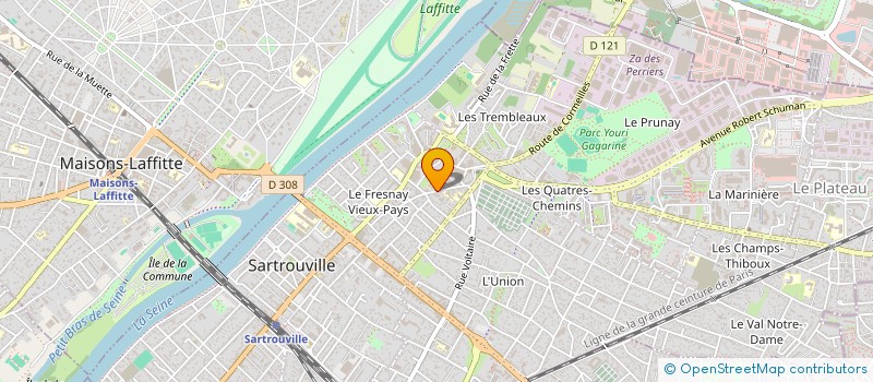 localisation de l'entreprise COMPLIANCE WAY à SARTROUVILLE