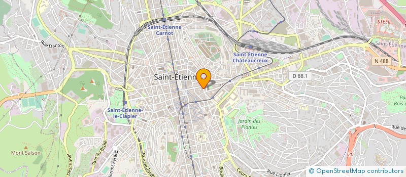 localisation de l'entreprise COMPLICE DEVELOPPEMENT à SAINT-ETIENNE