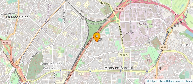 localisation de l'entreprise COMPLICE L AGENCE POUR L EVENEMENT à MONS-EN-BARŒUL