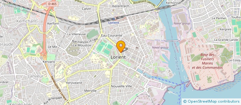 localisation de l'entreprise COMPLICI'VET  LORIENT