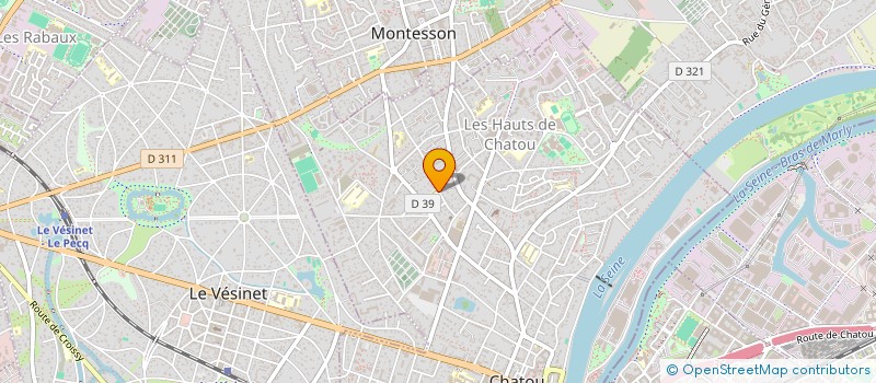 localisation de l'entreprise COMPLICITE D'ENFANTS  CHATOU